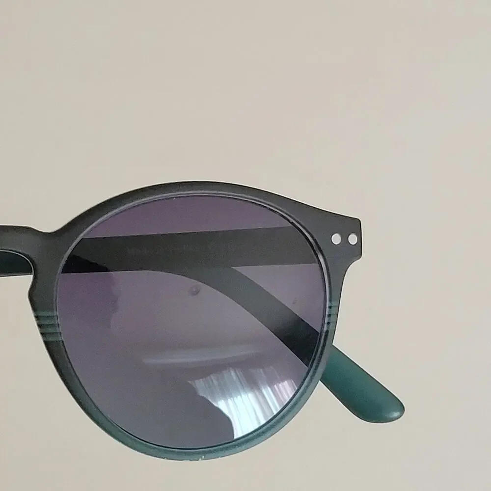 Ben.X 9027 Matte Black Round Sunglasses Lightweight Made in Turkey Unisex